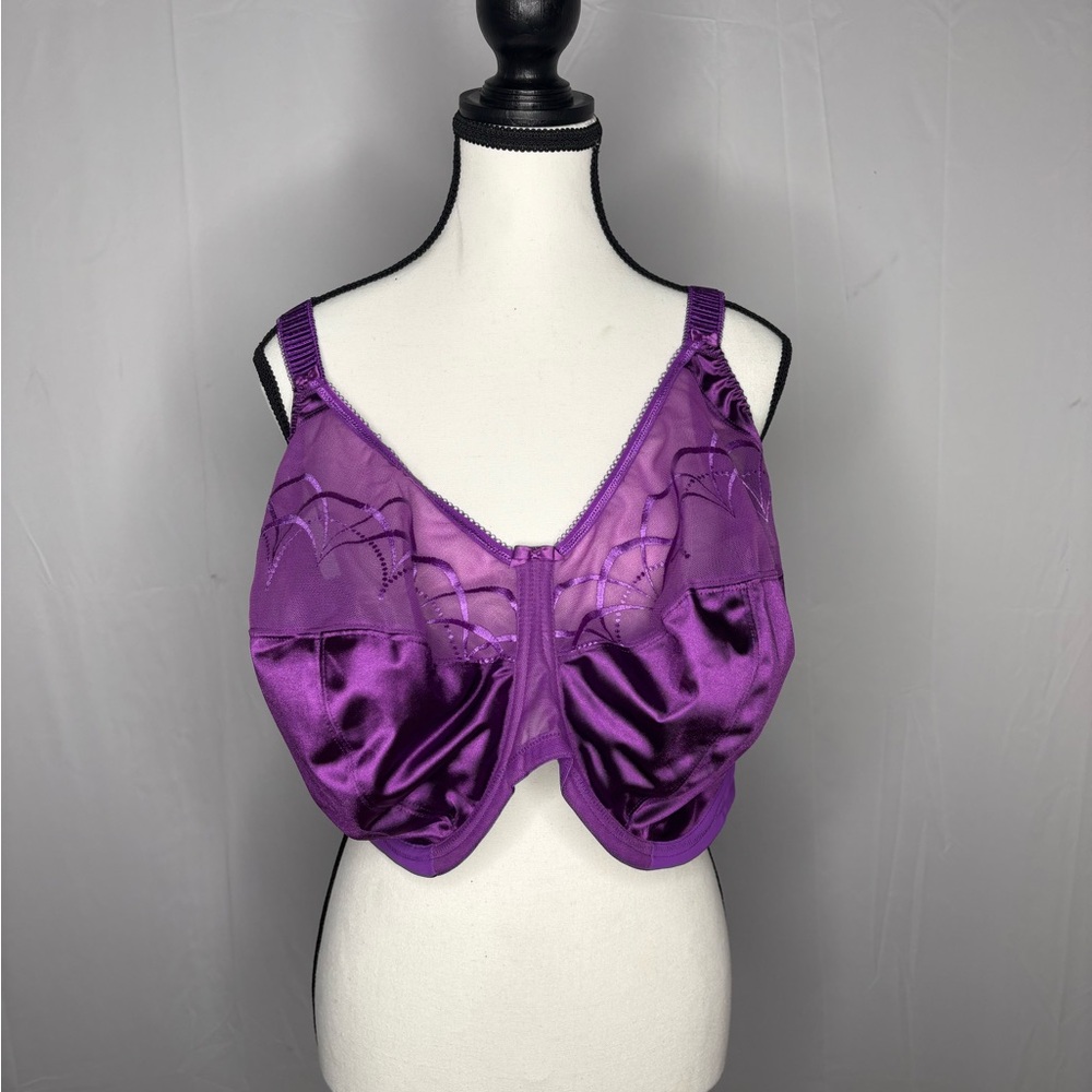 Elegant Purple Women's Intimate Bra